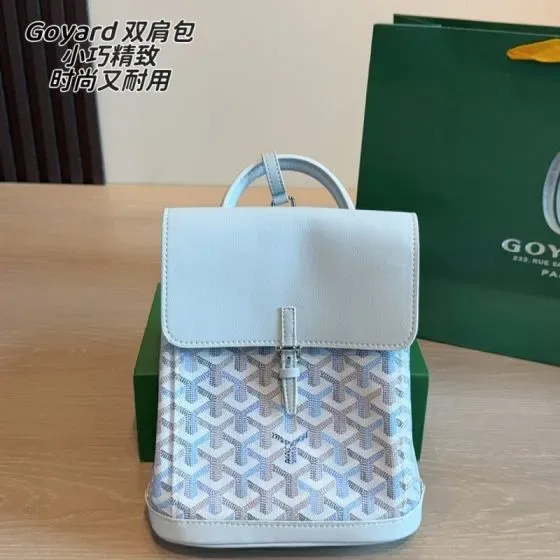 Goyard Alpin Mini Backpack White Backpack