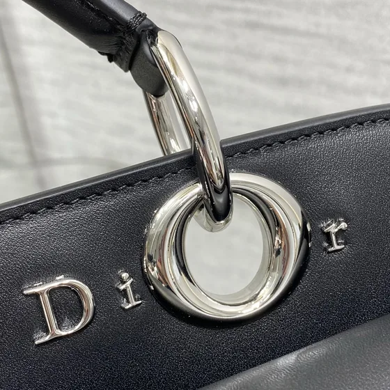 Dior Fold Bag With Bow Sort Tophåndtag