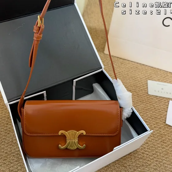 Celine Triomphe Multicolor 21cm Bolso bandolera