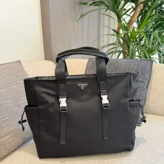 Prada Re-Nylon Tote Bag Black Tote Bag