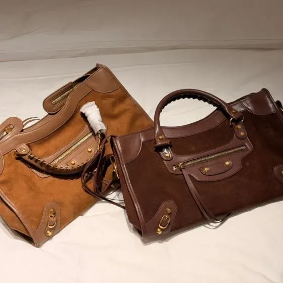 Balenciaga Neo Classic City Brown Top Handle