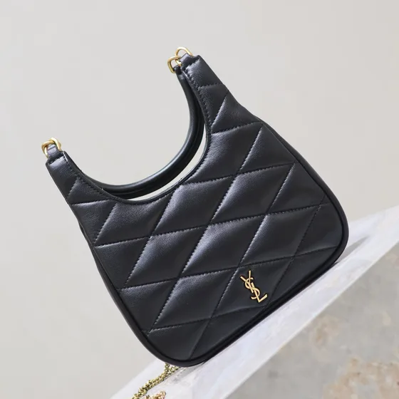 YSL Le 5 7 Mini Hobo Bag Black Hobo