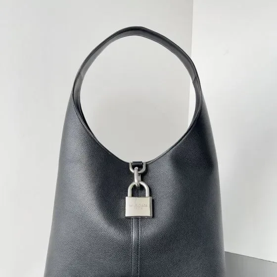 Balenciaga Lock Hobo Bag Black Hobo