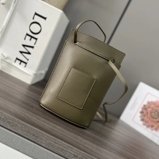 Loewe Dice Pocket Dark Olive Verde Crossbody