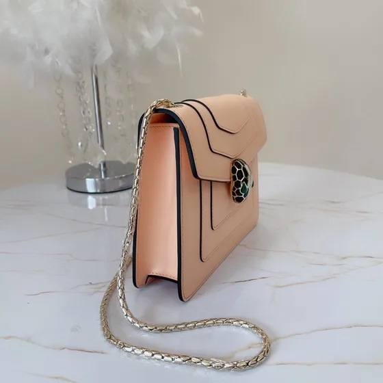 Bvlgari Serpenti Forever Crossbody Bag Light Pink Crossbody