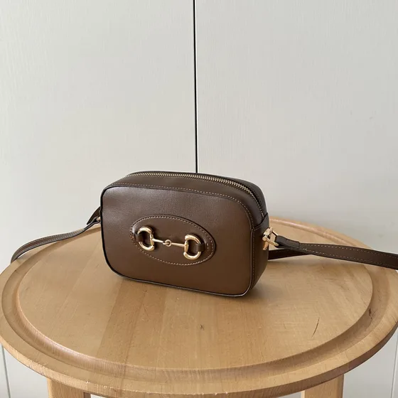 Gucci Horsebit 1955 Small Schoudertas Bruin 20/13/6cm Crossbody