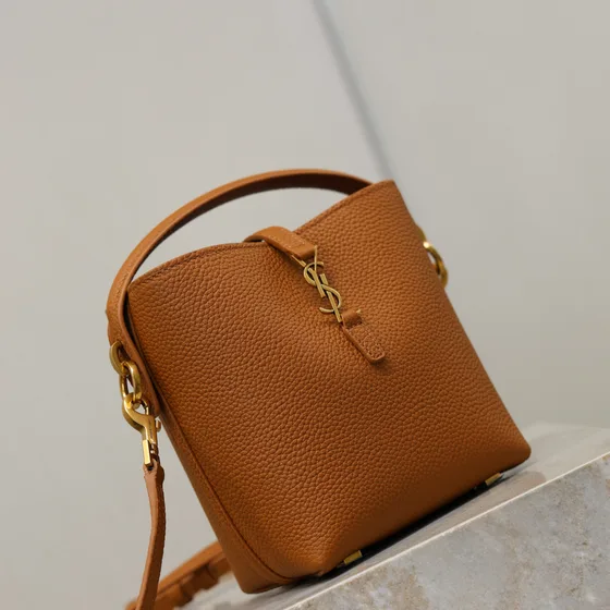 YSL Le 37 Mini Bucket Bag Coklat Crossbody