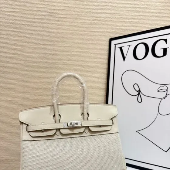 Hermes Birkin Cream White Top Handle
