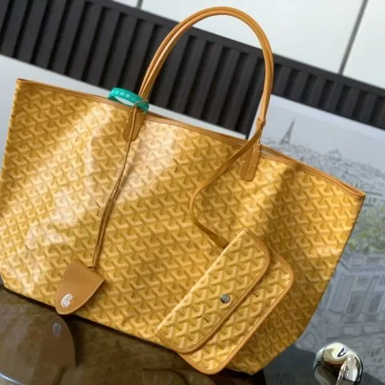 Goyard Saint Louis Tote Yellow Tote Bag