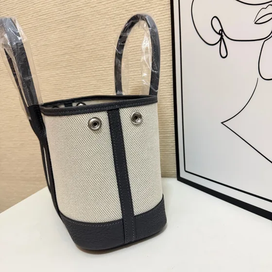 Hermes Garden Party Beige/Noir Sac cabas