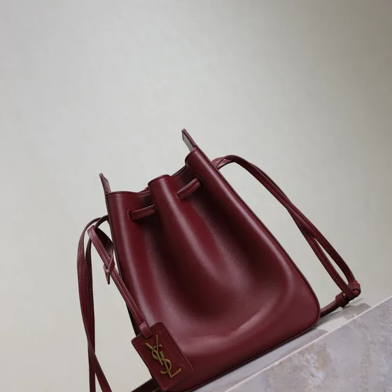 YSL Le 37 Spandtasketur Burgund Skuldertaske