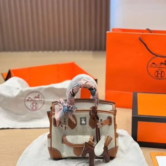 Hermes Birkin Cargo Beige Brown Top Handle