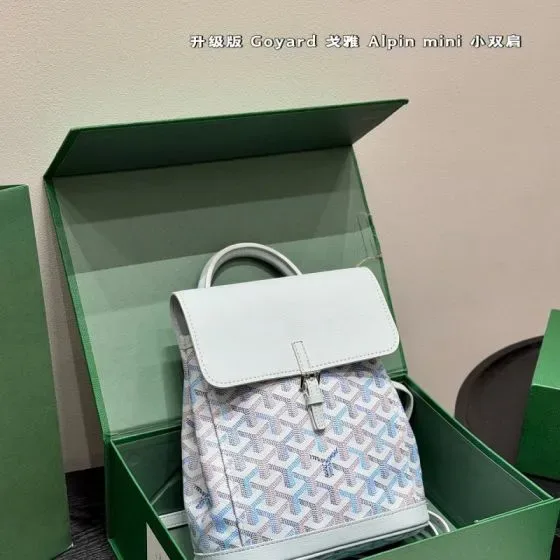Goyard Alpin Mini White Multicolor Backpack