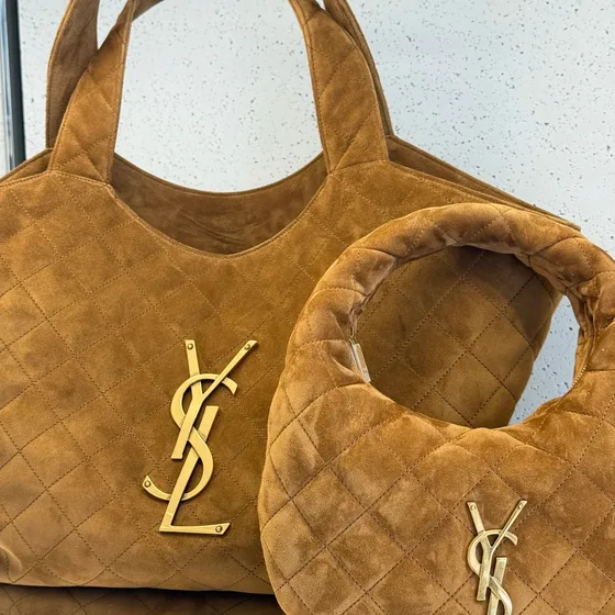 YSL Icare Bolsa tote Marrom Bolsa tote