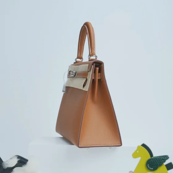 Hermes Kelly Goud (Bruin) Bovenhandgreep