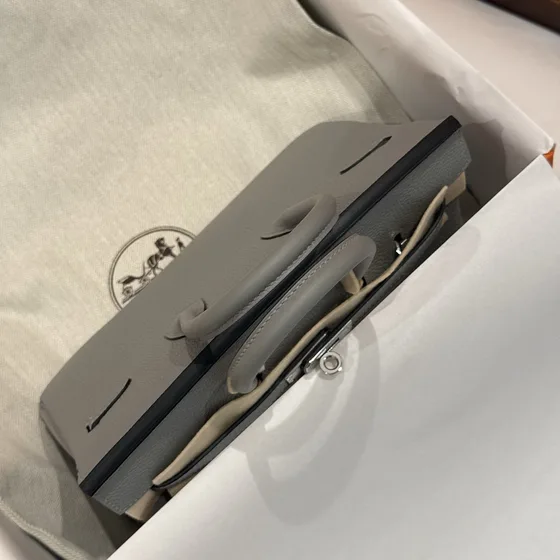 Hermes Birkin Gray Top Handle