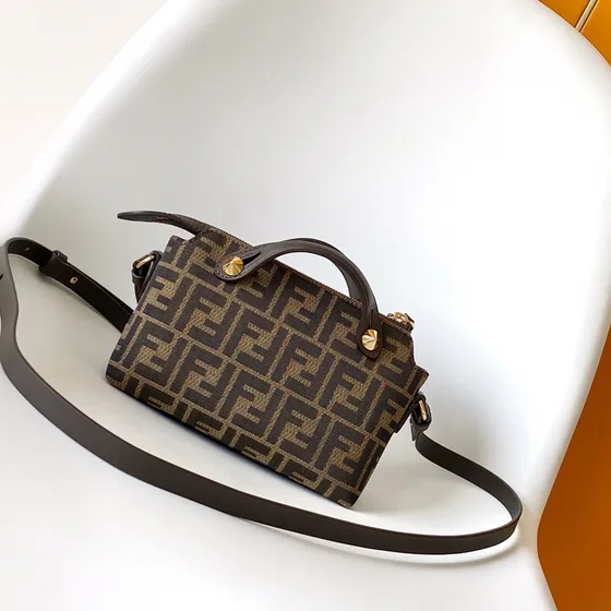 Fendi By The Way Mini Brown Top Handle