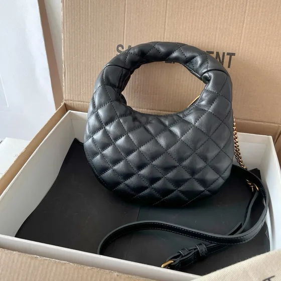 YSL Icare Mini Hobo Bag 871329 Negro 19*12*5cm Hobo