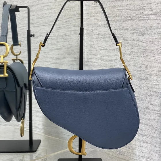 Dior Saddle Bag Blå Skuldertaske