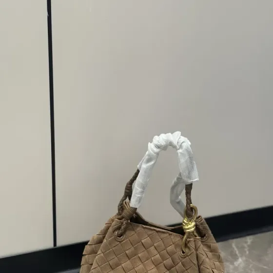 Bottega Veneta Parachute Bag Brown Top Handle