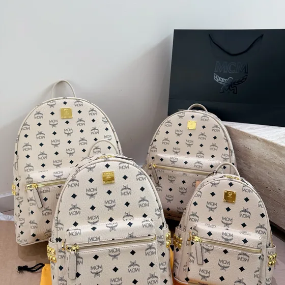MCM Stark Backpack Phantom Grey Backpack