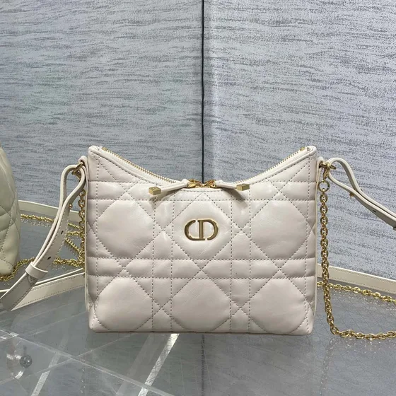 Dior Miss Caro Mini Hobo Bag Cream White Hobo