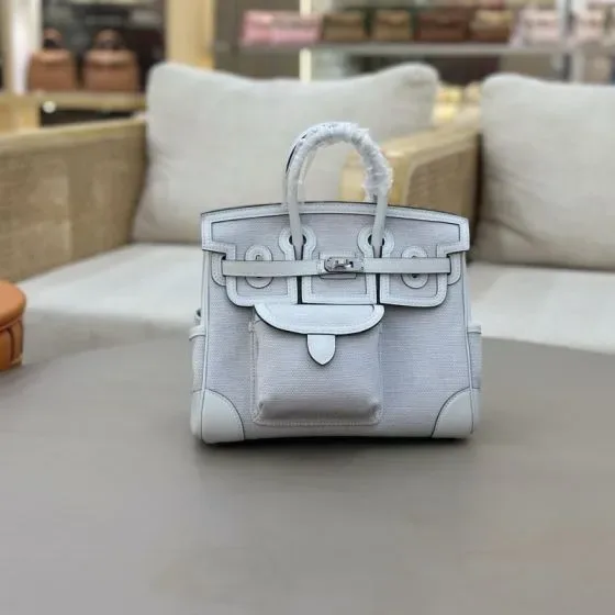 Hermes Birkin Cargo White Top Handle
