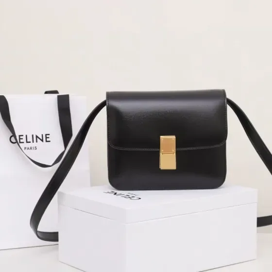 Celine Box Black Shoulder Bag