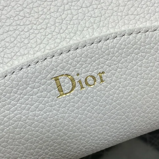 Dior Medium Dior Chambord Borsa a secchiello Bianco Borsa a spalla