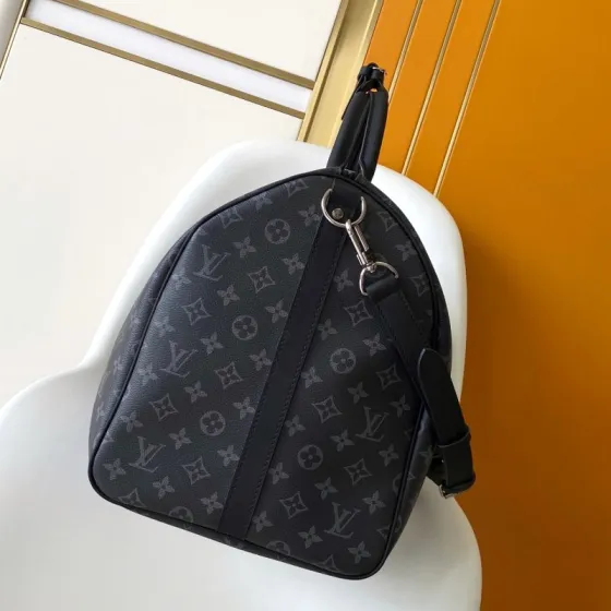 Louis Vuitton Keepall 55 Bandouli re Monogram Eclipse 55 travel