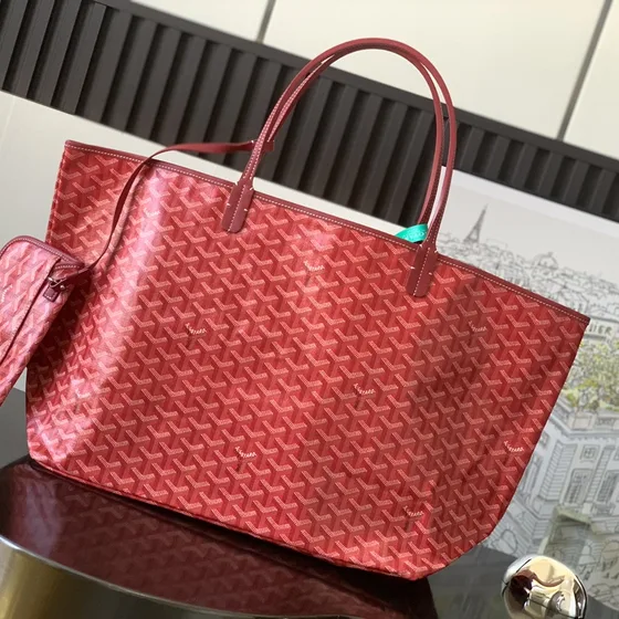 Goyard Saint Louis Gm Vermelho Bolsa tote
