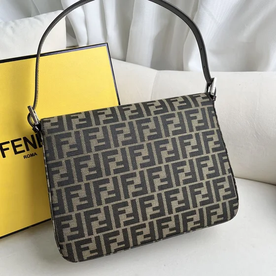 Fendi Baguette Brown Shoulder Bag