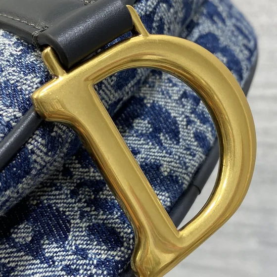 Dior Saddle Bag Azul-marinho Azul Bolsa de ombro