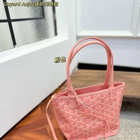 Goyard Anjou Mini Pink Tote Bag