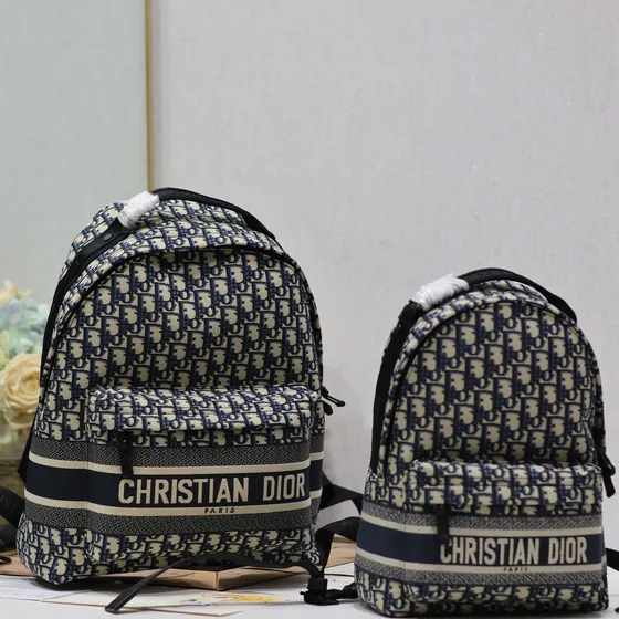 Dior Diortravel Backpack Blue Backpack