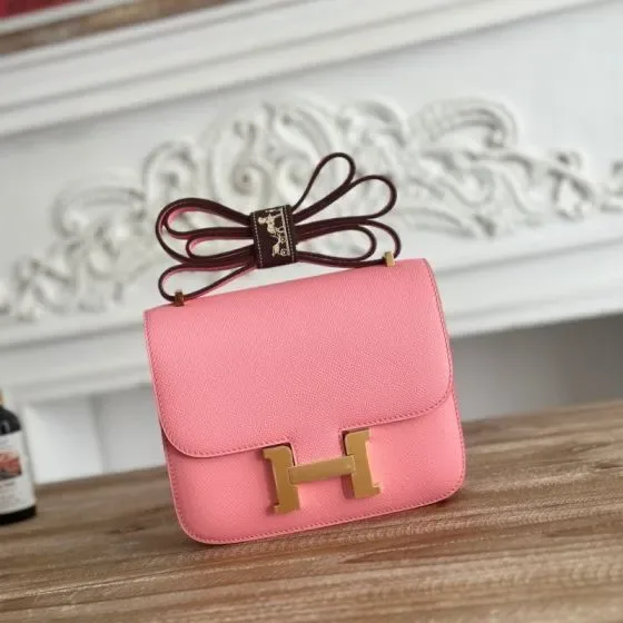 Hermes Constance Lyserød Crossbody