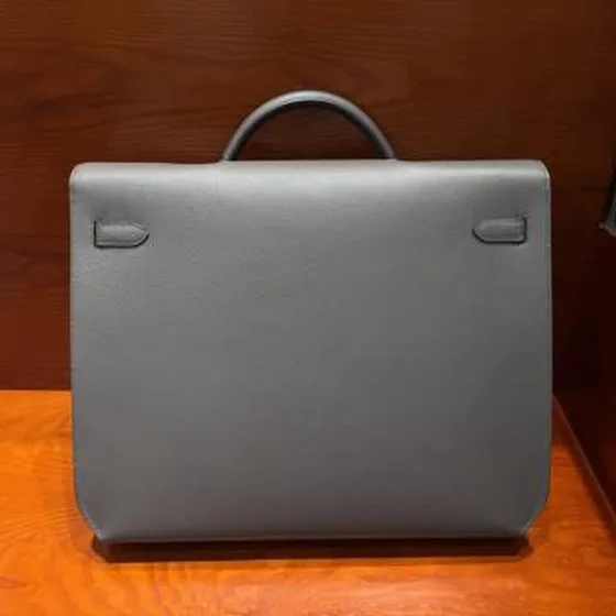 Hermes Kelly Depeches Etoupe grey business