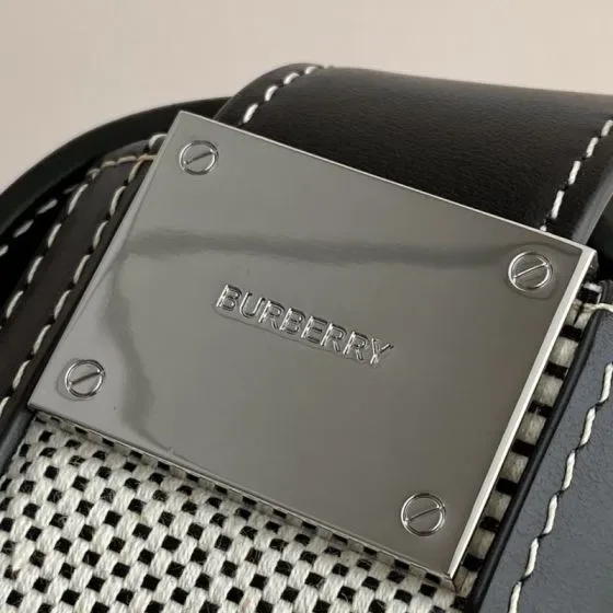 Burberry Black White Shoulder Bag