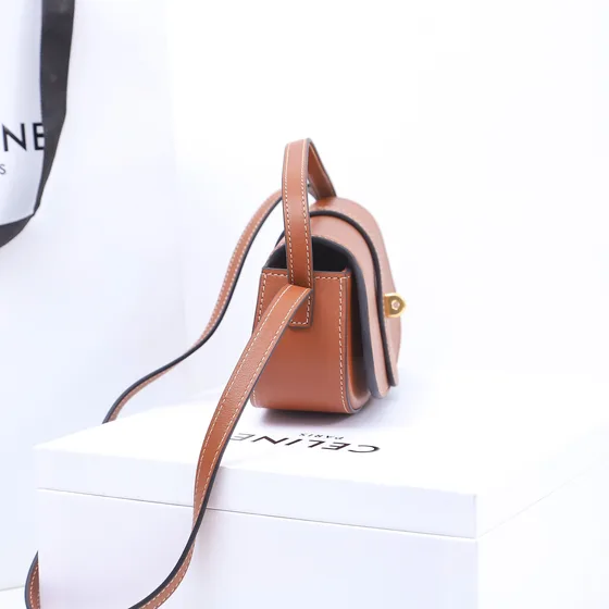 Celine Tabou Clutch Brun Skuldertaske