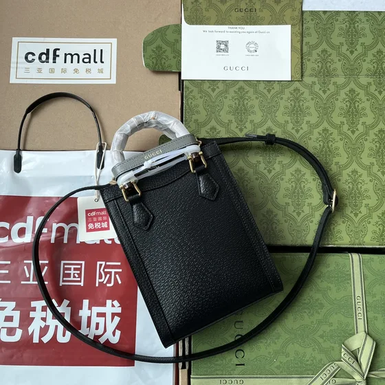 Gucci Ophidia Gg Mini Bolso tote Negro Bolso tote
