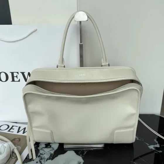 Loewe Amazona Bag White Top Handle