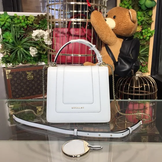 Bvlgari Serpenti Forever Anse supérieure Bag Blanc Anse supérieure