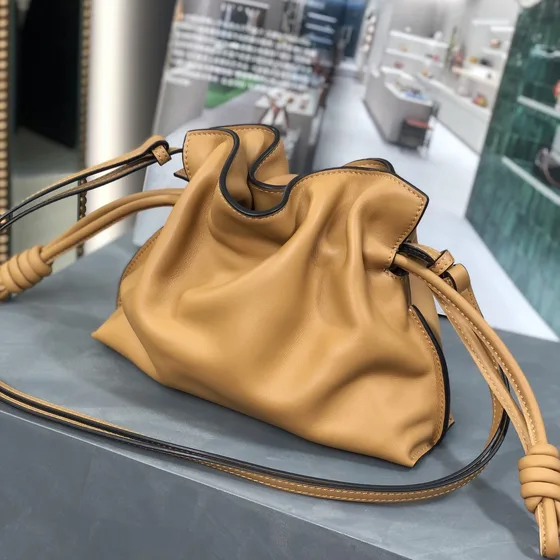 Loewe Flamenco Clutch Mini Warm Desert 23.5*18*9cm Crossbody