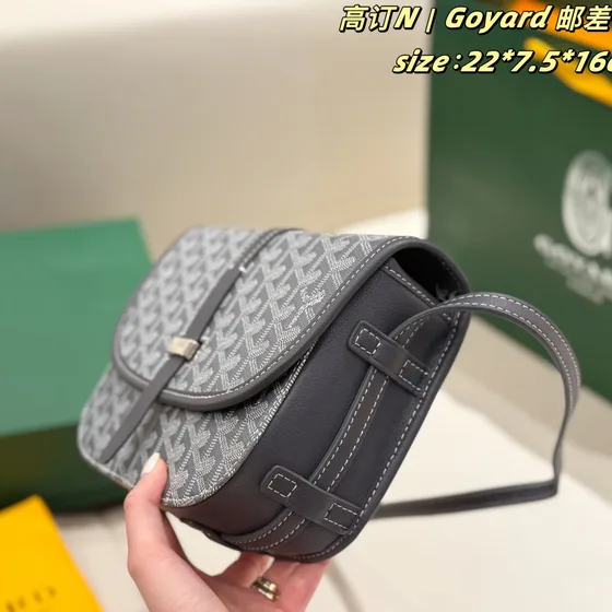 Goyard Belvedere Pm Gray 22*7.5*16 Crossbody