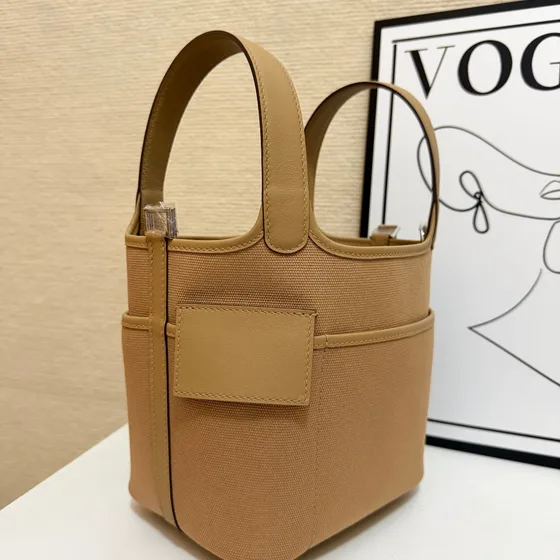 Hermes Picotin Cargo Beige Henkel