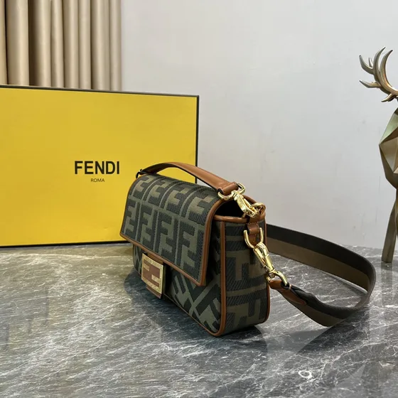 Fendi Baguette Brown Shoulder Bag