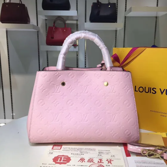 Louis Vuitton Montaigne Rosa Alça superior