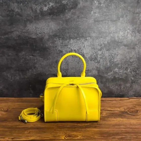 Loewe Amazona 16 Square Yellow 16 12 6 5 Top Handle