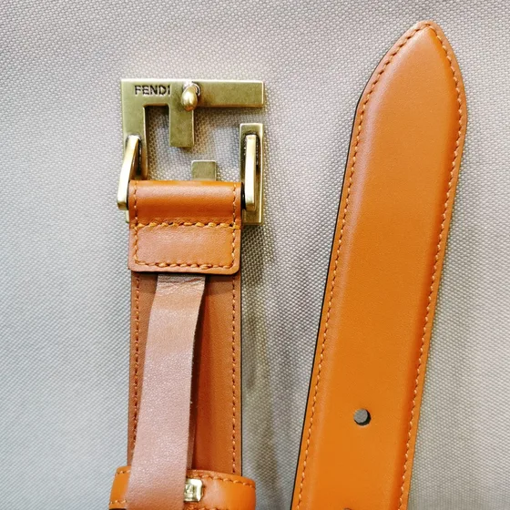 Fendi Ff Belt Cognac Belt Bag