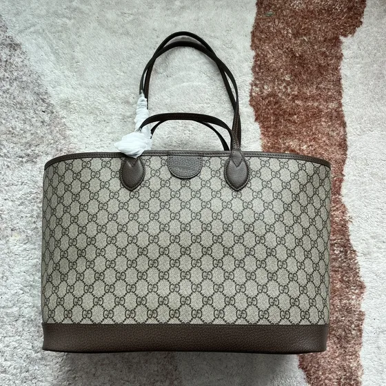 Gucci Ophidia Gg Medium Tote Beige/Marrone Borsa tote